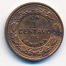 Гондурас 1 сентаво 1954 год