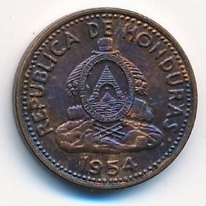 Гондурас 1 сентаво 1954 год