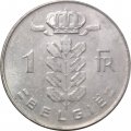 Бельгия 1 франк 1972 год BELGIE