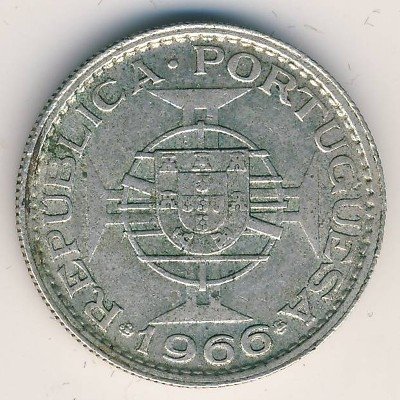 Мозамбик 10 эскудо 1966 год