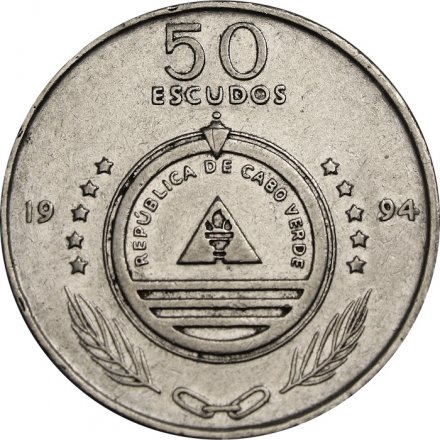 Кабо-Верде 50 эскудо 1994 год - Растения - Asteriscus vogelli