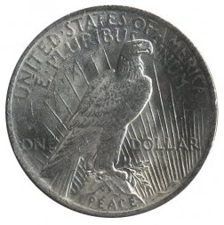 США 1 доллар 1923 год (без отметки МД, UNC)