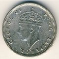 Сейшелы 25 центов 1943 год