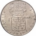 Швеция 1 крона 1964 год - Король Густав VI Адольф