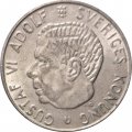 Швеция 1 крона 1964 год - Король Густав VI Адольф
