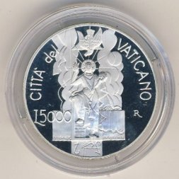 Ватикан 5000 лир 2001 год