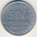 Веймарская республика 500 марок 1923 год (D)