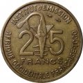 Французская Западная Африка 25 франков 1957 год