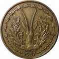 Французская Западная Африка 25 франков 1957 год
