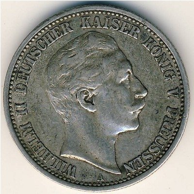Пруссия 2 марки 1904 год