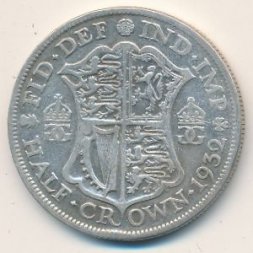 Великобритания 1/2 кроны 1932 год