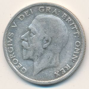 Великобритания 1/2 кроны 1932 год