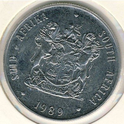 ЮАР 1 рэнд 1989 год