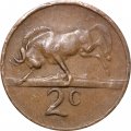 ЮАР 2 цента 1971 год