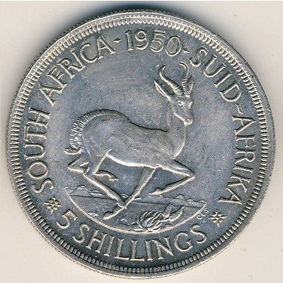 ЮАР 5 шиллингов 1950 год - Георг VI