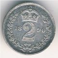 Великобритания 2 пенса 1890 год