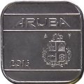 Аруба 50 центов 2016 год - Отметка &quot;Парус&quot;