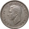 Великобритания 6 пенсов 1949 год - Король Георг VI