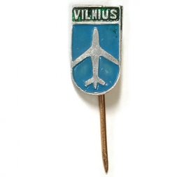 Значок-иголка Авиация. Вильнюс