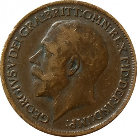 Великобритания 1 фартинг 1916 год