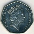 Великобритания 50 пенсов 1992 год - Председательство Великобритании в ЕС
