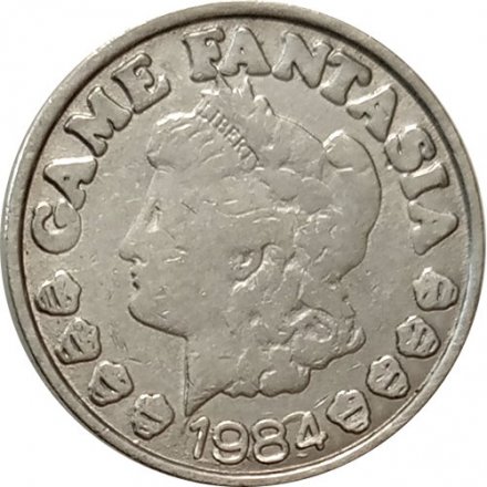 Жетон Япония Game Fantasia 1984. Sigma