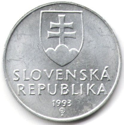 Словакия 10 геллеров 1993 год