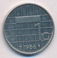 Нидерланды 1 гульден 1986 год - Королева Беатрикс