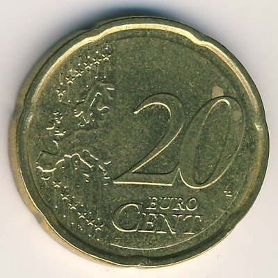 Германия 20 евроцентов 2009 год
