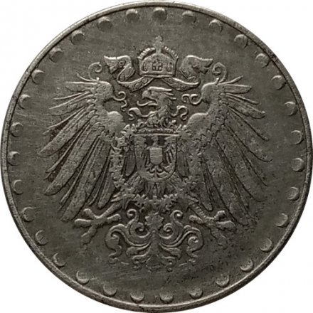 Германия 10 пфеннигов 1917 год (E) (железо, магнитная)