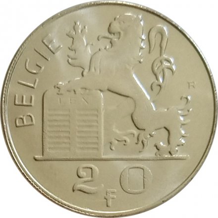 Бельгия 20 франков 1953 год BELGIE