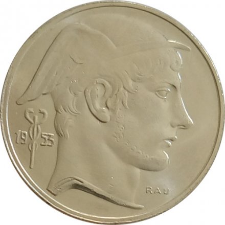Бельгия 20 франков 1953 год BELGIE
