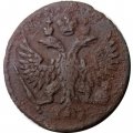 Полушка 1749 год Елизавета Петровна (1741 - 1762) - F
