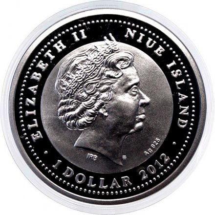 Ниуэ 1 доллар 2012 год - Китайский гороскоп - Год змеи