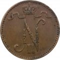 Финляндия 1 пенни 1913 год - XF
