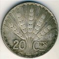 Уругвай 20 сентесимо 1930 год