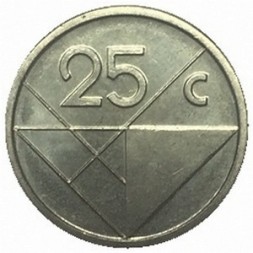 Аруба 25 центов 2015 год