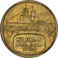Финляндия 5 марок 1986 год - Ледокол Урхо