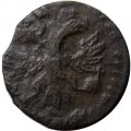 Полушка 1720 год ВРП Пётр I (год цифрами) - F
