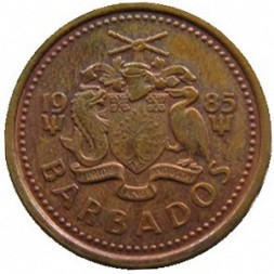 Барбадос 1 цент 1985 год