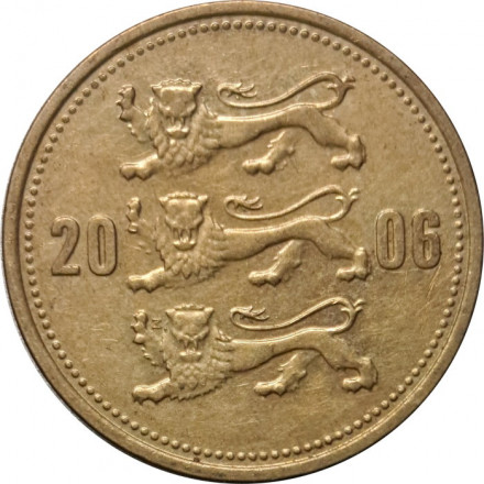 Эстония 50 сентов 2006 год