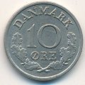 Дания 10 эре 1965 год