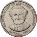 Ямайка 1 доллар 2008 год - Александр Бустаманте (круг)