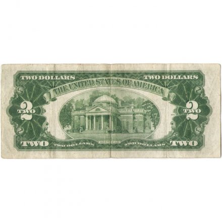 США 2 доллара 1953 год - B - F