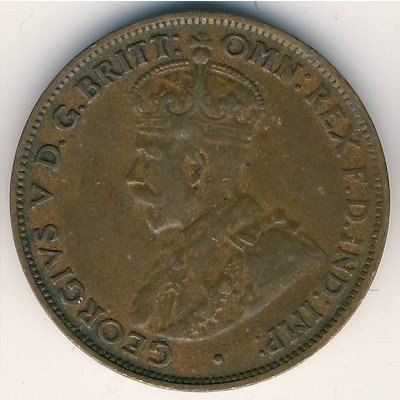 Австралия 1/2 пенни 1929 год