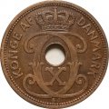 Дания 5 эре 1928 год - Король Кристиан X