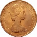 Канада 1 цент 1973 год UNC