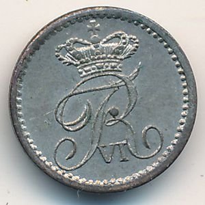 Дания 2 ригсбанкскиллинга 1836 год