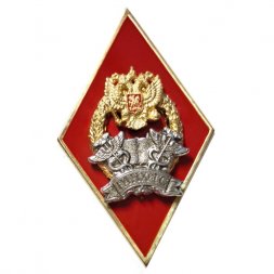 Нагрудный академический знак "РАНХиГС", латунь