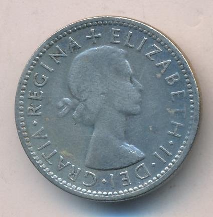 Австралия 1 шиллинг 1953 год